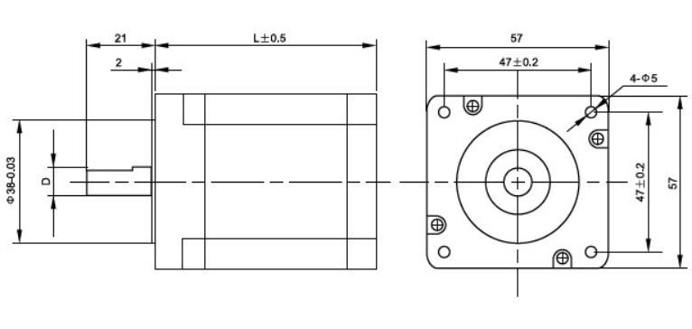 57 stepper motor specifications and detailed parameters