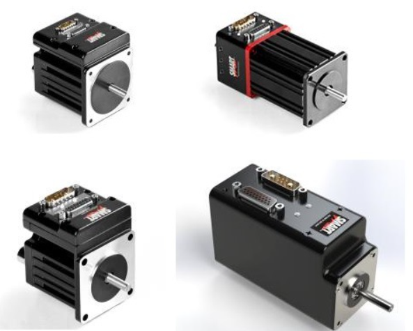 Integrated servo motor