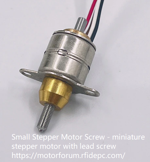 small stepper motor screw - miniature stepper motor with lead screw