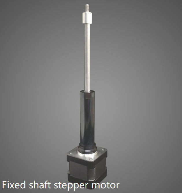 Fixed shaft stepper motor