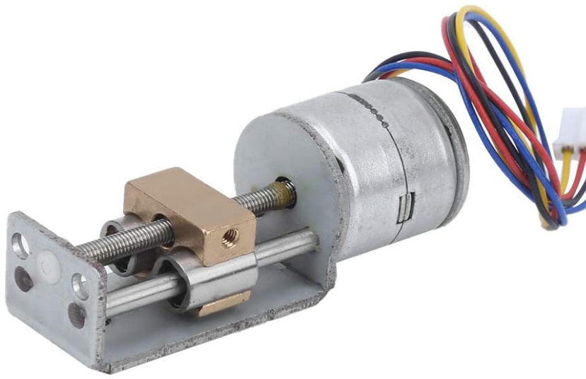 20Mini Stepper Motor with Linear Lead Screw Nut Slider 2‑Phase 4‑Wire Slider Stroke 22mm