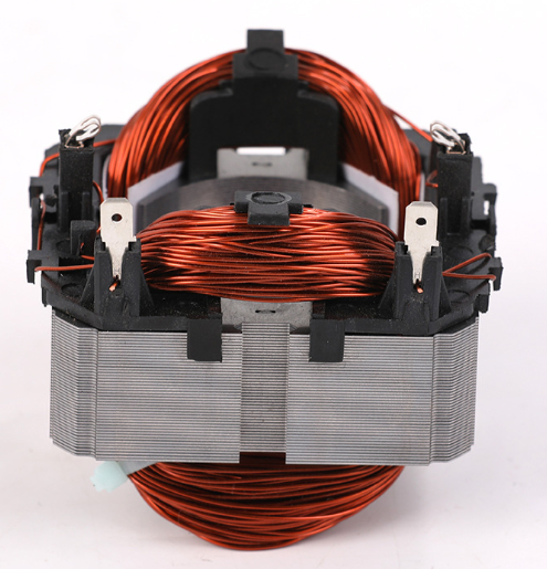 Stepper motor core coil