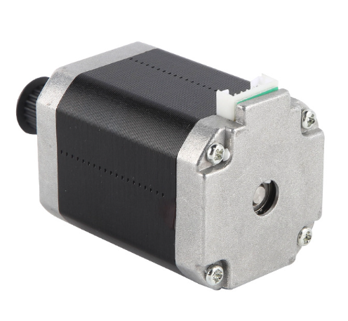 Hybrid 42 Series Duplex Stepper Motor - Smooth shaft stepper motor with gear