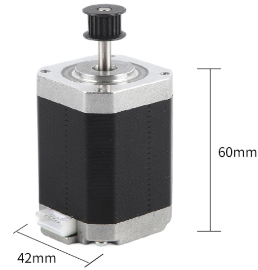 Hybrid 42 Series - shaft stepper motor with gear