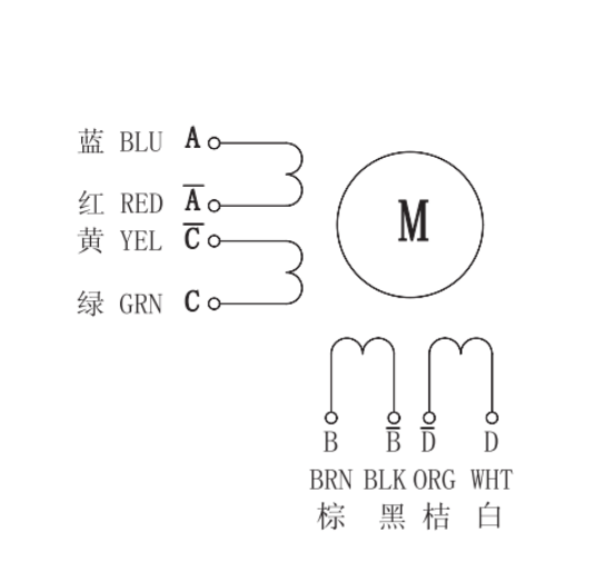 57mm NEMA 23 stepper motor wiring diagram