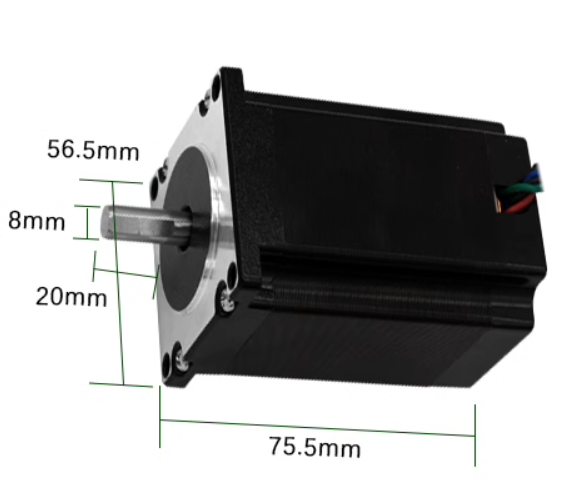 HIGH-PRECISION NEMA 23 57MM STEPPER MOTOR HAS A HIGH TORQUE OF 1.5NM