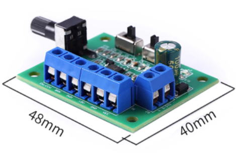 PWM speed control plate size drawing of brushless motor with drive