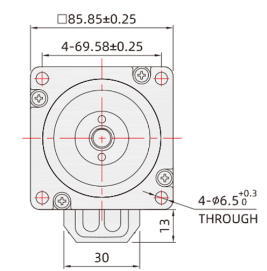 nema 34 stepper motor dimensions