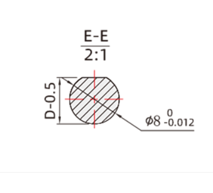 NEMA 24 Closed-Loop Stepper Motor - Hybrid Servo Motor Shaft Diameter Dimensions